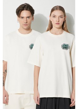 Filling Pieces t-shirt bawełniany T-shirt Gowtu kolor beżowy z aplikacją 74433929936 ze sklepu ANSWEAR.com w kategorii T-shirty męskie - zdjęcie 169644490