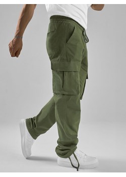 Spodnie męskie cargo wide leg khaki OZONEE O/G3179 ze sklepu ozonee.pl w kategorii Spodnie męskie - zdjęcie 169645581