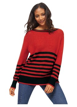 Heine Sweter w kolorze czerwono-czarnym ze sklepu Limango Polska w kategorii Swetry damskie - zdjęcie 169646724