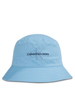 Calvin Klein Jeans Kapelusz Monogram Bucket Hat K60K611029 Granatowy ze sklepu MODIVO w kategorii Kapelusze damskie - zdjęcie 169647431