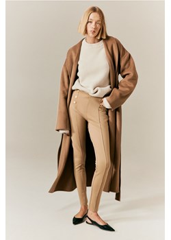 H & M - Legginsy z grubego dżerseju - Beżowy ze sklepu H&M w kategorii Spodnie damskie - zdjęcie 169648063