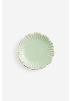 H & M - Mały talerz z porcelany - Zielony ze sklepu H&M w kategorii Talerze - zdjęcie 169648071