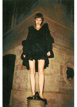 H & M - Sukienka z falbankami - Czarny ze sklepu H&M w kategorii Sukienki - zdjęcie 169648190