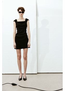 H & M - Sukienka z dekoltem karo - Czarny ze sklepu H&M w kategorii Sukienki - zdjęcie 169648311