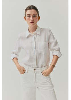 H & M - Lniana koszula - Biały ze sklepu H&M w kategorii Koszule damskie - zdjęcie 169648561