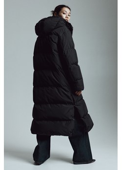 H & M - Nieprzemakalny puchowy płaszcz puffer - Czarny ze sklepu H&M w kategorii Płaszcze damskie - zdjęcie 169648633