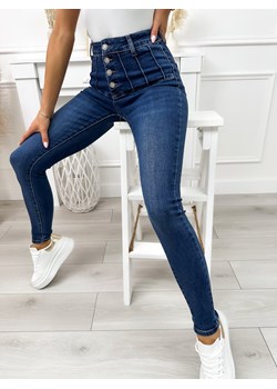 Jeansowe Spodnie ze sklepu ModnaKiecka.pl w kategorii Jeansy damskie - zdjęcie 169649443