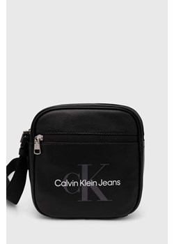Calvin Klein Jeans saszetka kolor czarny ze sklepu ANSWEAR.com w kategorii Torby męskie - zdjęcie 169650501