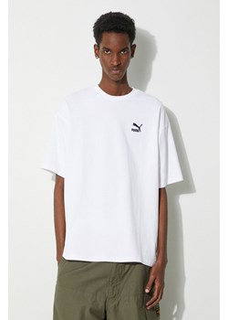 Puma t-shirt bawełniany  BETTER CLASSICS męski kolor biały z aplikacją 679188 ze sklepu ANSWEAR.com w kategorii T-shirty męskie - zdjęcie 169650710