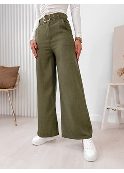 spodnie zaraki khaki uni ze sklepu UBRA w kategorii Spodnie damskie - zdjęcie 169651111