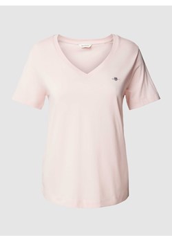 T-shirt z dekoltem w serek ze sklepu Peek&Cloppenburg  w kategorii Bluzki damskie - zdjęcie 169652161