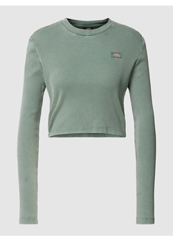 Bluzka z długim rękawem i efektem prążkowania model ‘NEWINGTON’ ze sklepu Peek&Cloppenburg  w kategorii Bluzki damskie - zdjęcie 169652651