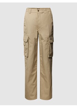 Spodnie cargo o kroju regular fit w jednolitym kolorze model ‘HOOPER BAY’ ze sklepu Peek&Cloppenburg  w kategorii Spodnie damskie - zdjęcie 169652860
