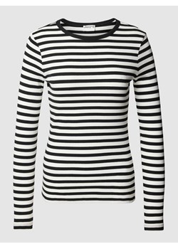 Bluzka z długim rękawem z wzorem w paski ze sklepu Peek&Cloppenburg  w kategorii Bluzki damskie - zdjęcie 169653003