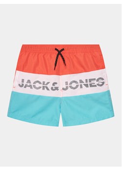 Jack&Jones Junior Szorty kąpielowe 12227529 Kolorowy Regular Fit ze sklepu MODIVO w kategorii Kąpielówki chłopięce - zdjęcie 169655110