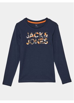 Jack&Jones Junior Bluzka 12245920 Granatowy Loose Fit ze sklepu MODIVO w kategorii T-shirty chłopięce - zdjęcie 169655113