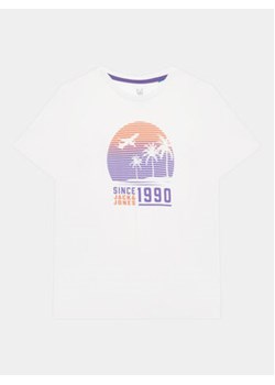 Jack&Jones Junior T-Shirt 12225495 Biały Regular Fit ze sklepu MODIVO w kategorii T-shirty chłopięce - zdjęcie 169657854