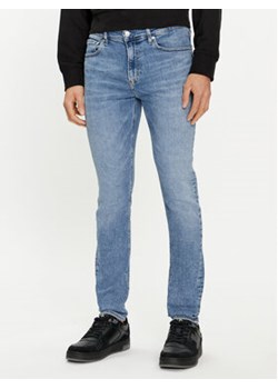 Calvin Klein Jeans Jeansy J30J324843 Niebieski Super Skinny Fit ze sklepu MODIVO w kategorii Jeansy męskie - zdjęcie 169658062