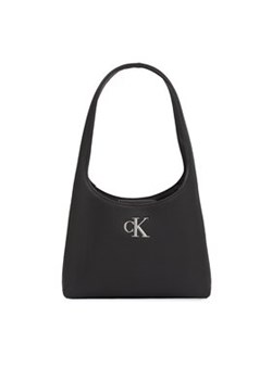 Calvin Klein Jeans Torebka Minimal Monogram A Shoulderbag T K60K611820 Czarny ze sklepu MODIVO w kategorii Kuferki - zdjęcie 169658084