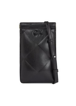 Calvin Klein Etui na telefon Quilt K60K611702 Czarny ze sklepu MODIVO w kategorii Etui - zdjęcie 169658252