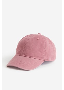 H & M - Bawełniana czapka z daszkiem - Różowy ze sklepu H&M w kategorii Czapki dziecięce - zdjęcie 169674784
