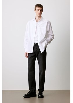H & M - Popelinowa koszula Loose Fit - Biały ze sklepu H&M w kategorii Koszule męskie - zdjęcie 169675023