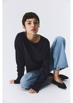 H & M - Sweter o drobnym splocie - Niebieski ze sklepu H&M w kategorii Swetry damskie - zdjęcie 169675090