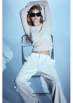 H & M - Eleganckie spodnie - Brązowy ze sklepu H&M w kategorii Spodnie damskie - zdjęcie 169675150