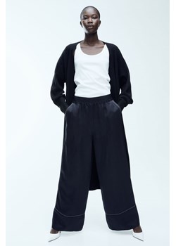H & M - Długi kardigan - Czarny ze sklepu H&M w kategorii Swetry damskie - zdjęcie 169675171