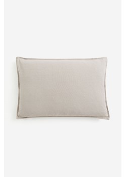 H & M - Poszewka na poduszkę z domieszką lnu - Brązowy ze sklepu H&M w kategorii Poszewki na poduszki - zdjęcie 169675272