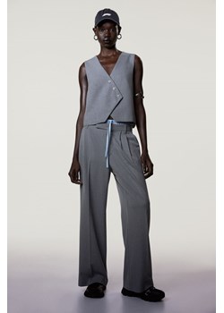 H & M - Eleganckie spodnie - Szary ze sklepu H&M w kategorii Spodnie damskie - zdjęcie 169675282