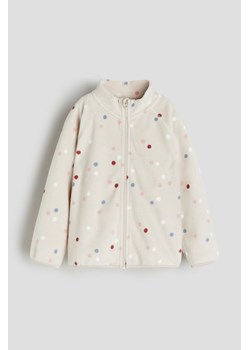 H & M - Rozpinana bluza polarowa - Beżowy ze sklepu H&M w kategorii Bluzy dziewczęce - zdjęcie 169675301