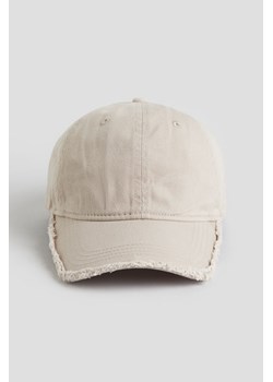 H & M - Bawełniana czapka z daszkiem - Beżowy ze sklepu H&M w kategorii Czapki dziecięce - zdjęcie 169675432