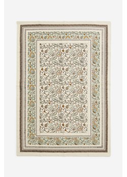 H & M - Bawełniany dywan we wzory - Zielony ze sklepu H&M w kategorii Dywany - zdjęcie 169675500