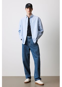H & M - Koszula oksfordzka Relaxed Fit - Niebieski ze sklepu H&M w kategorii Koszule męskie - zdjęcie 169675513