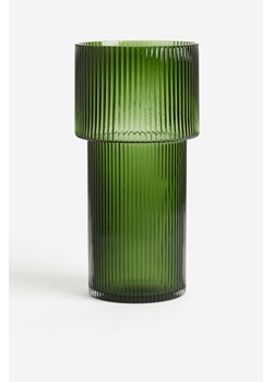 H & M - Duży wazon szklany - Zielony ze sklepu H&M w kategorii Wazony - zdjęcie 169675552