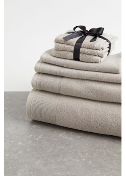 H & M - Ręcznik z bawełnianej frotté - Brązowy ze sklepu H&M w kategorii Ręczniki - zdjęcie 169675692