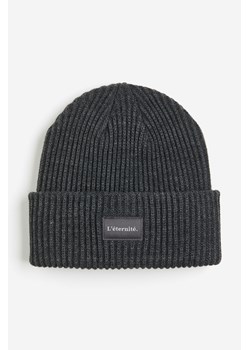 H & M - Dzianinowa czapka - Szary ze sklepu H&M w kategorii Czapki zimowe damskie - zdjęcie 169675700