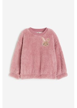 H & M - Bluza z futerkowego materiału - Różowy ze sklepu H&M w kategorii Bluzy dziewczęce - zdjęcie 169675831