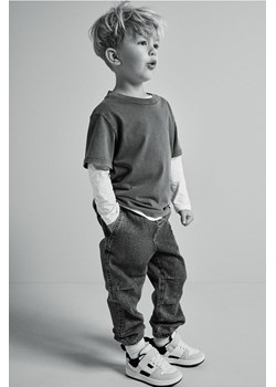 H & M - Joggersy z diagonalu - Niebieski ze sklepu H&M w kategorii Spodnie chłopięce - zdjęcie 169675862