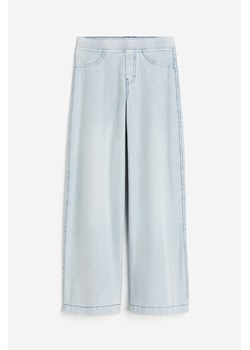 H & M - Szerokie spodnie - Niebieski ze sklepu H&M w kategorii Spodnie dziewczęce - zdjęcie 169676170