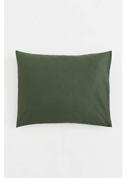 H & M - Poszewka na poduszkę z bawełny - Zielony ze sklepu H&M w kategorii Poszewki na poduszki - zdjęcie 169676193