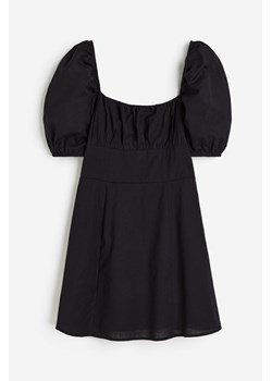 H & M - Sukienka z bufiastym rękawem - Czarny ze sklepu H&M w kategorii Sukienki - zdjęcie 169676212