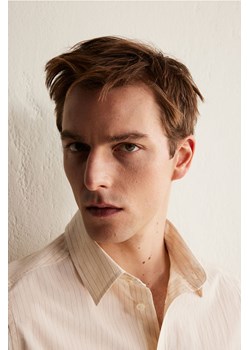 H & M - Koszula Regular Fit - Beżowy ze sklepu H&M w kategorii Koszule męskie - zdjęcie 169676423