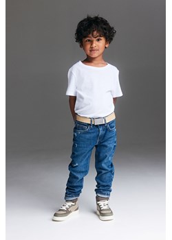 H & M - Dżinsy Relaxed Tapered Fit - Niebieski ze sklepu H&M w kategorii Spodnie chłopięce - zdjęcie 169676493