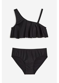 H & M - Kostium bikini z falbaną - Czarny ze sklepu H&M w kategorii Stroje kąpielowe - zdjęcie 169676570