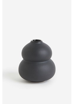 H & M - Mały wazon z kamionki - Czarny ze sklepu H&M w kategorii Wazony - zdjęcie 169676692