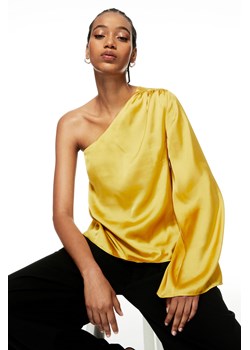 H & M - Bluzka na jedno ramię - Żółty ze sklepu H&M w kategorii Bluzki damskie - zdjęcie 169676724
