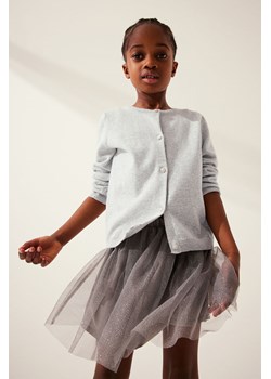 H & M - Bawełniany kardigan - Szary ze sklepu H&M w kategorii Swetry dziewczęce - zdjęcie 169676764