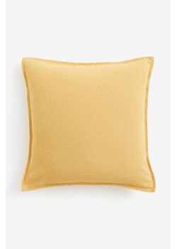 H & M - Poszewka na poduszkę z domieszką lnu - Żółty ze sklepu H&M w kategorii Poszewki na poduszki - zdjęcie 169676783